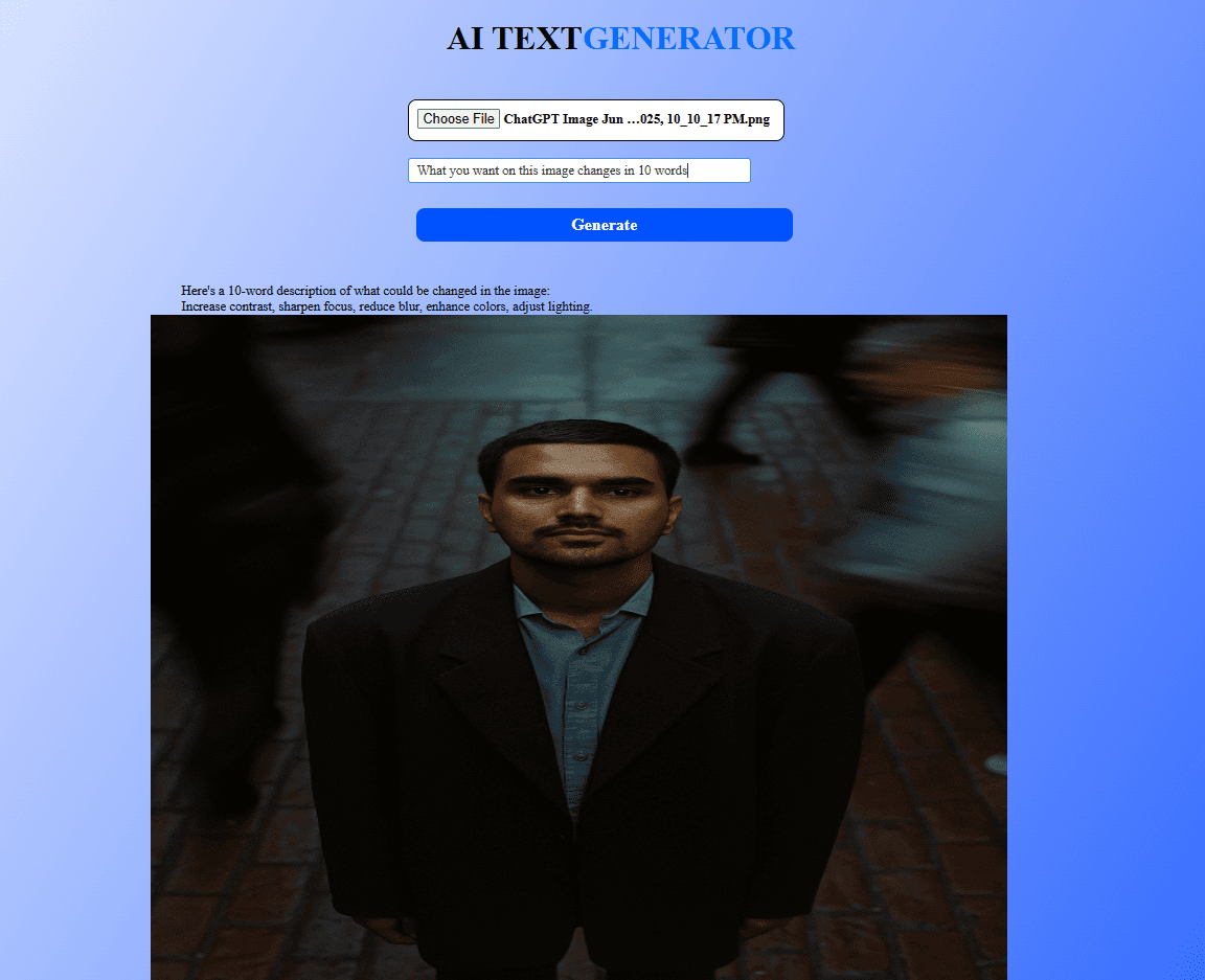 Text Generator - Gemini API